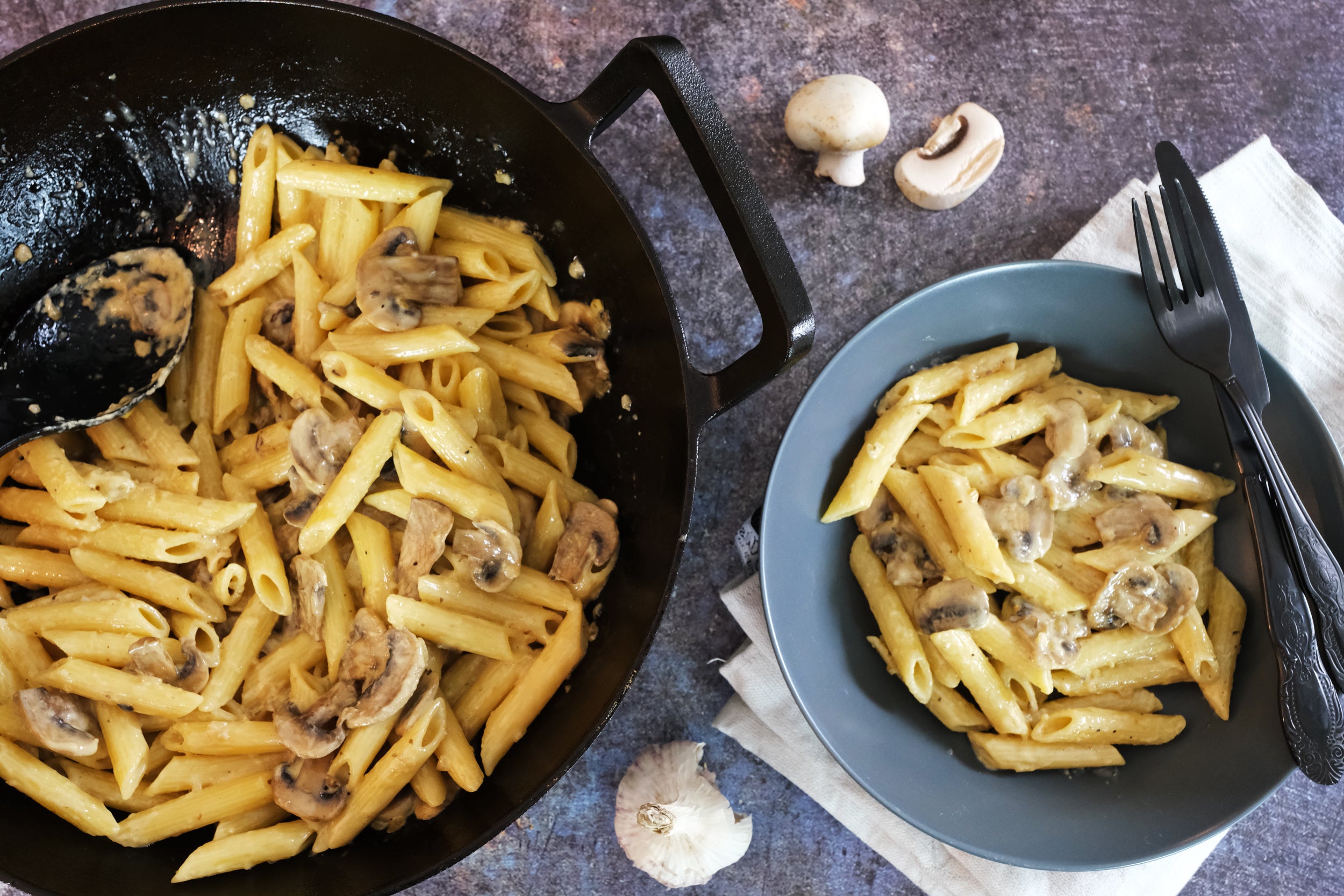 Mushroom Pasta – Crucible Cookware