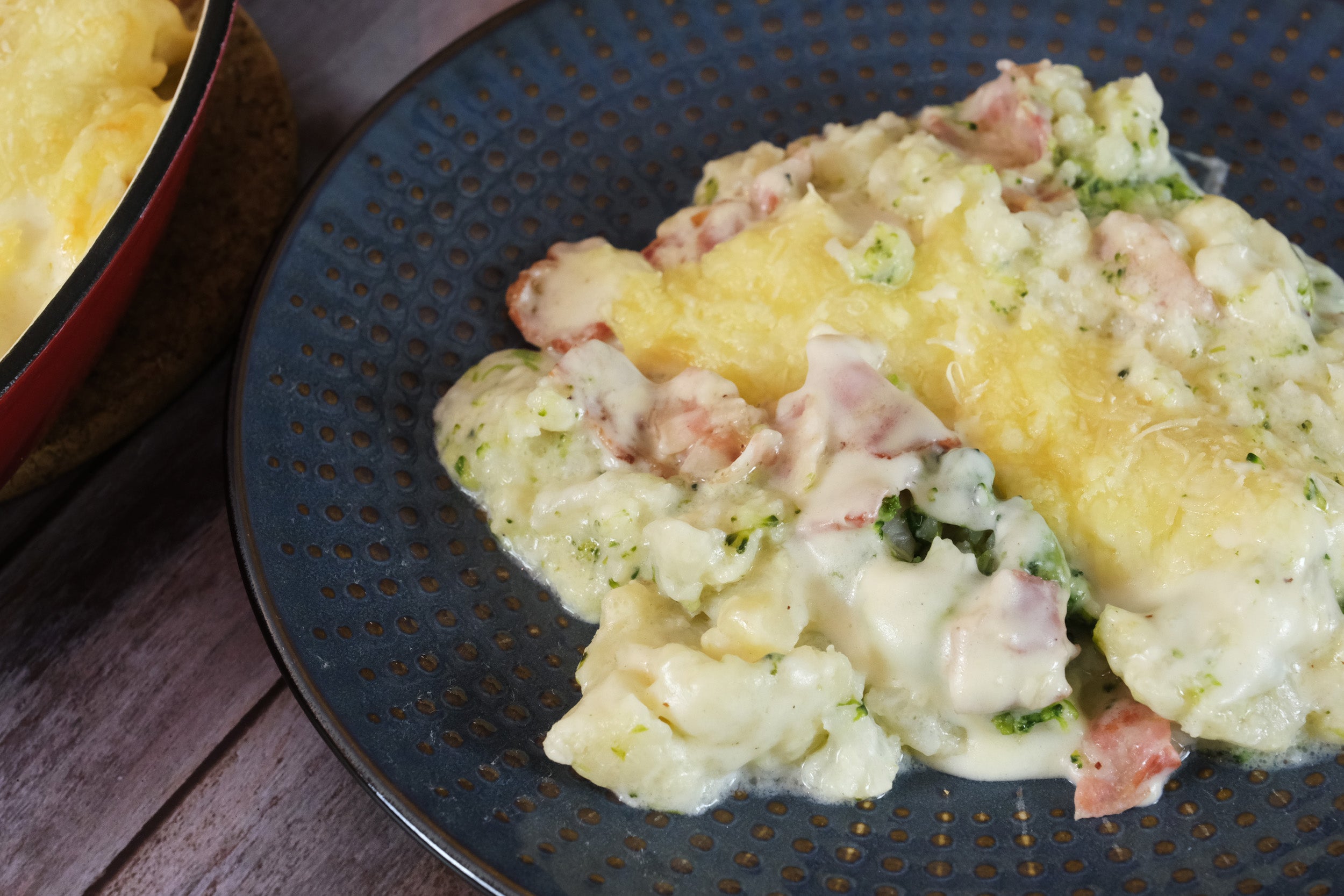 Creamy Cauliflower and Broccoli Gratin – Crucible Cookware