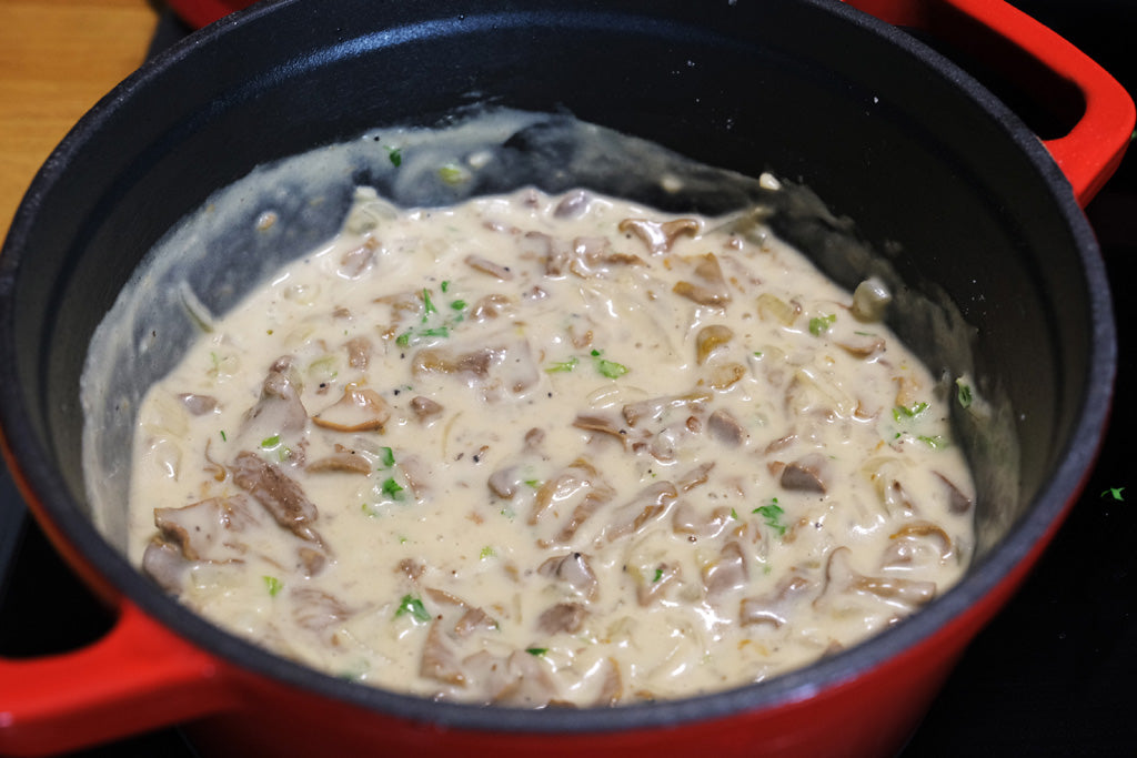 Creamy Chanterelle Sauce Crucible Cookware