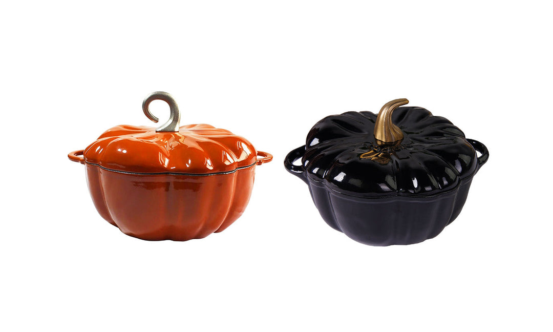 🎃 Just Released: Crucible Cookware’s Pumpkin Pot Dutch Oven in Stunning Orange and Classic Black!