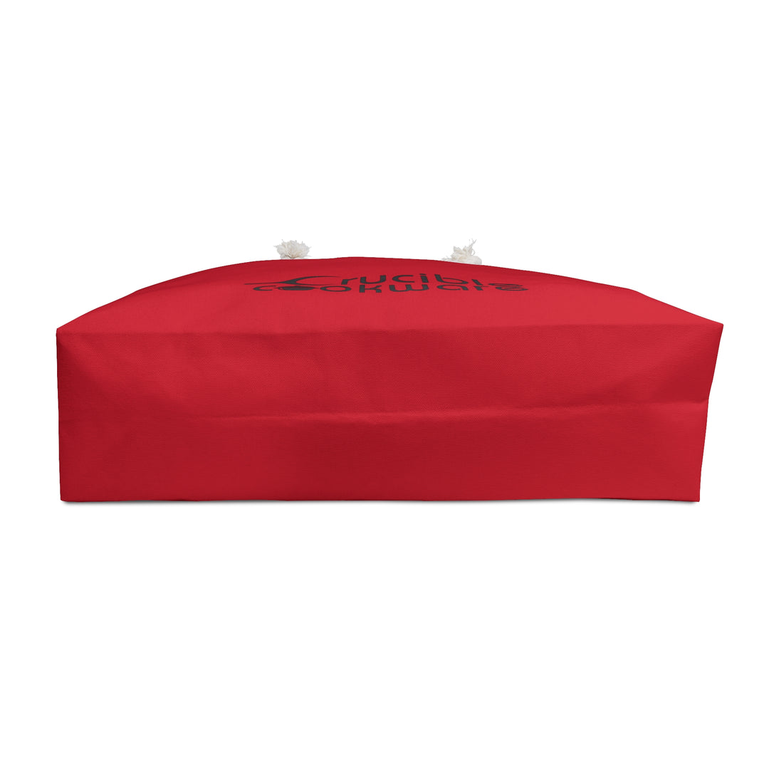 Bolsa Weekender Crucible Cookware - Bolso Tote Rojo Elegante para Escapadas de Fin de Semana, Entusiastas de la Cocina y Uso Diario