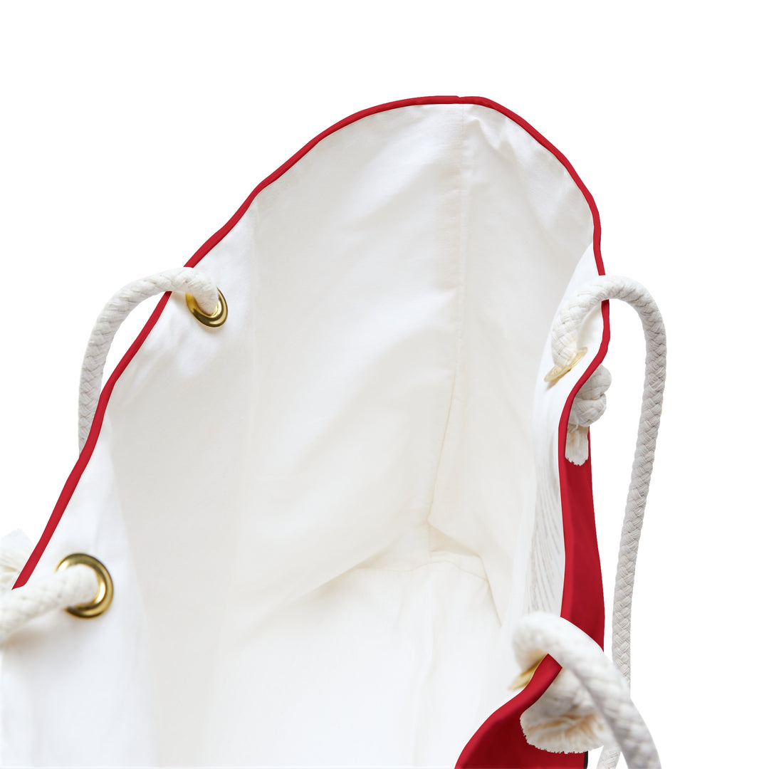 Bolsa Weekender Crucible Cookware - Bolso Tote Rojo Elegante para Escapadas de Fin de Semana, Entusiastas de la Cocina y Uso Diario