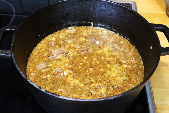 Støbejerns Dutch Oven med pande låg - 10.23” (26 cm) diameter, 4.8 L