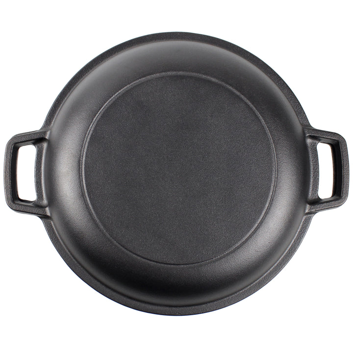 Støbejerns Dutch Oven med pande låg - 10.23” (26 cm) diameter, 4.8 L