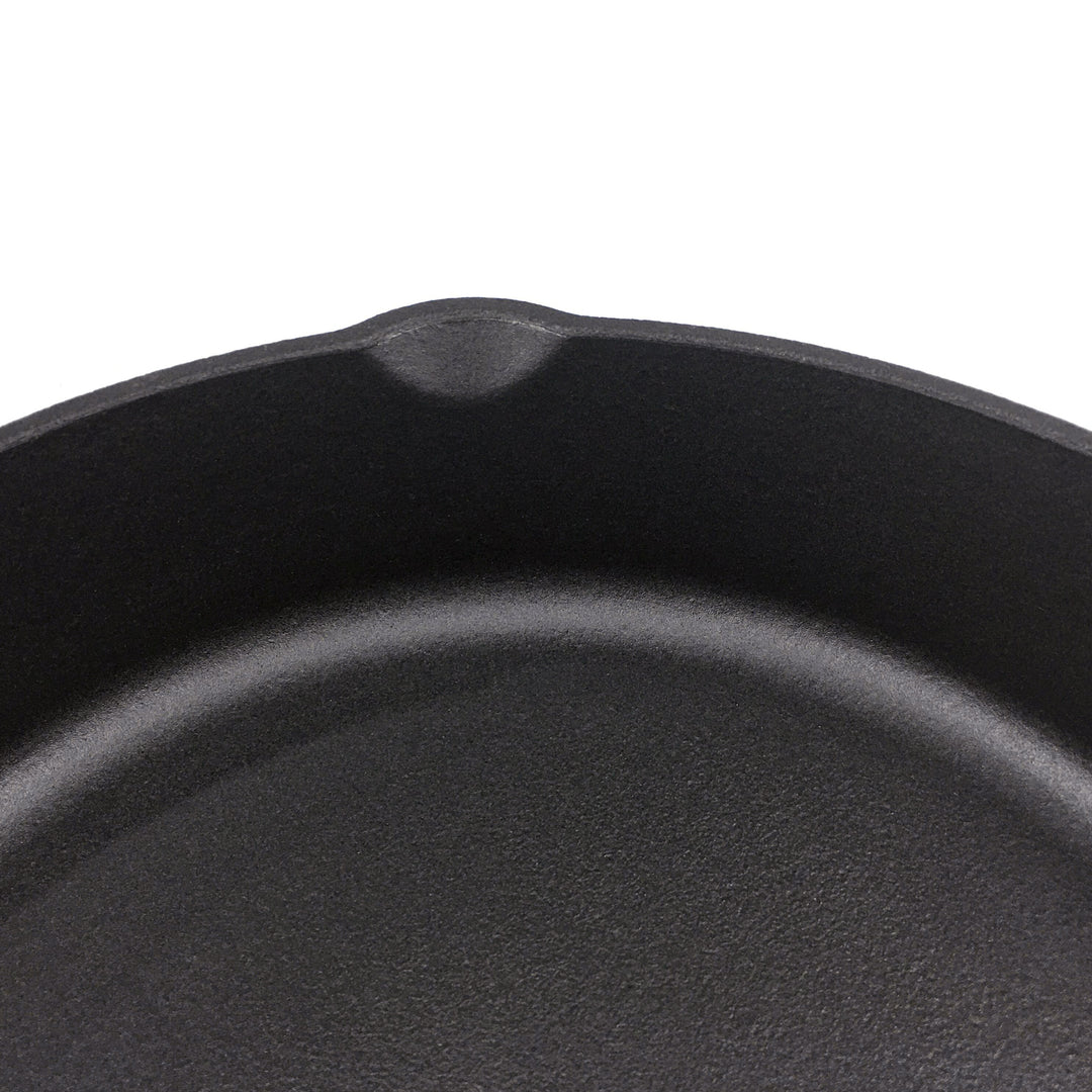 Poêle en fonte émaillée 10.25"/26 cm, poêle à frire + 2 housses de poignée en silicone