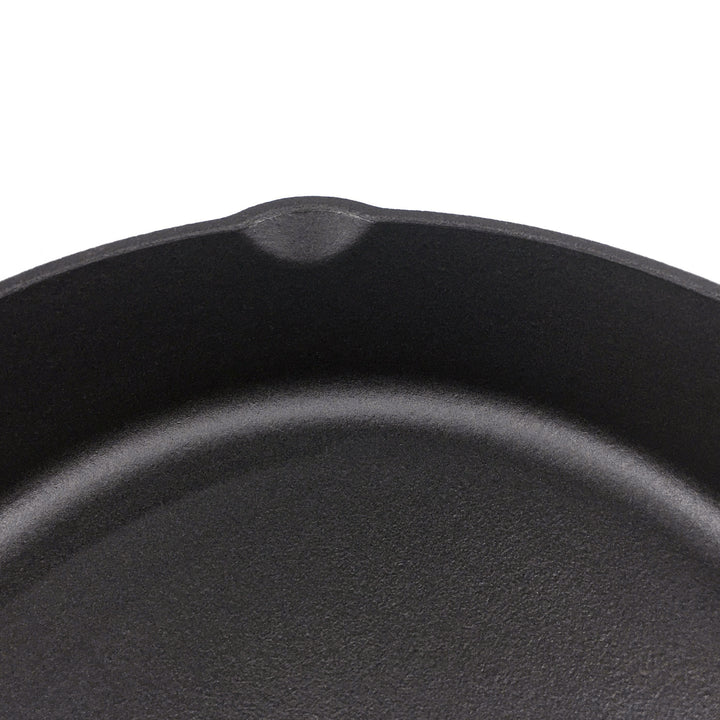 Poêle en fonte émaillée 10.25"/26 cm, poêle à frire + 2 housses de poignée en silicone