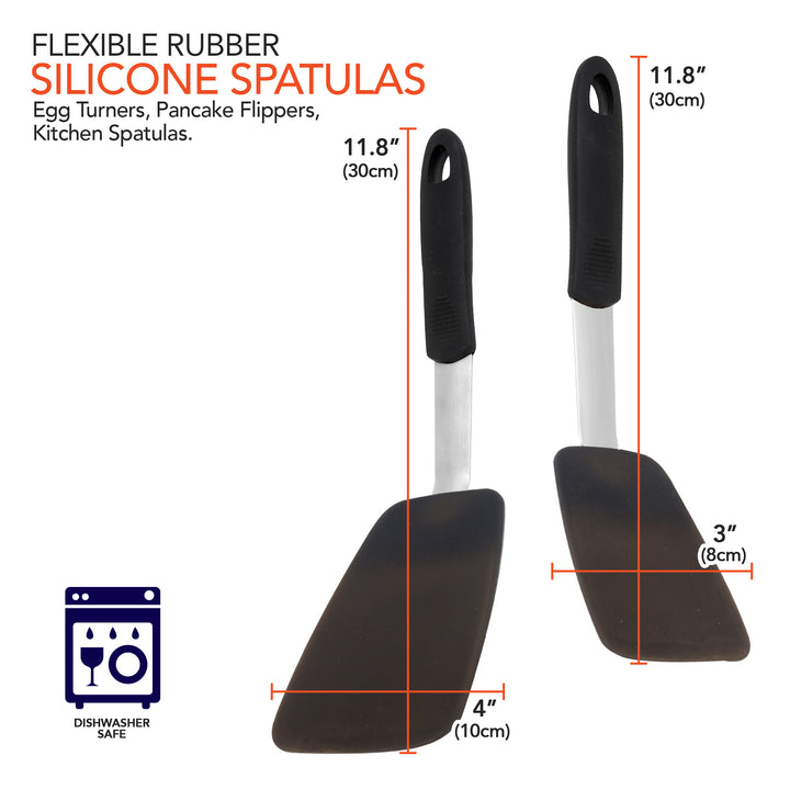 Set di spatole in silicone - Set di utensili da cucina - Girauova, girapancake, spatole da cucina