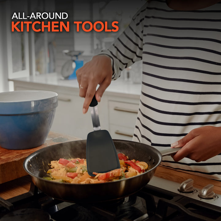 Set di spatole in silicone - Set di utensili da cucina - Girauova, girapancake, spatole da cucina