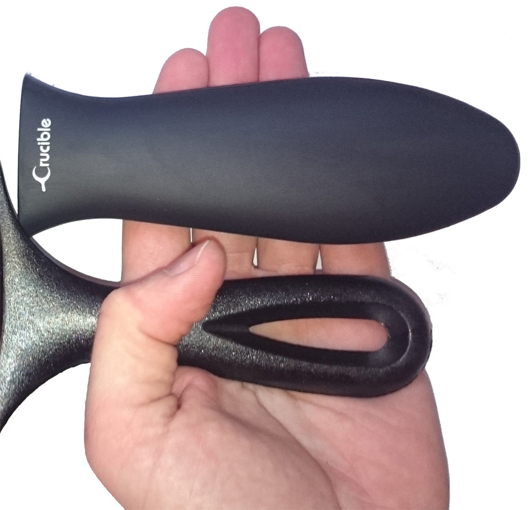 Silikon-Topflappen (3er-Pack gemischt schwarz) für Gusseisenpfannen