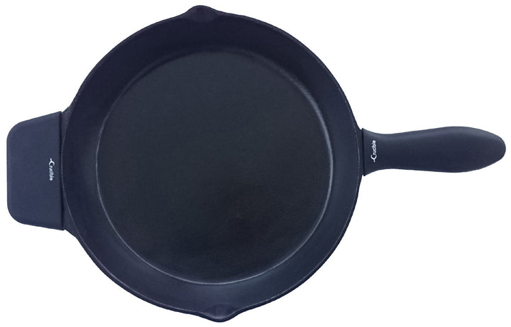 Silikon-Topflappen (3er-Pack gemischt schwarz) für Gusseisenpfannen
