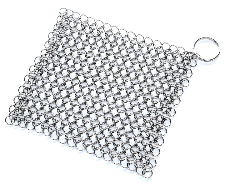 30,5 cm (12 tum) gjutjärnspanna set, silikonhandtagshållare, glaslock, gjutjärnsrengörare, skrapa