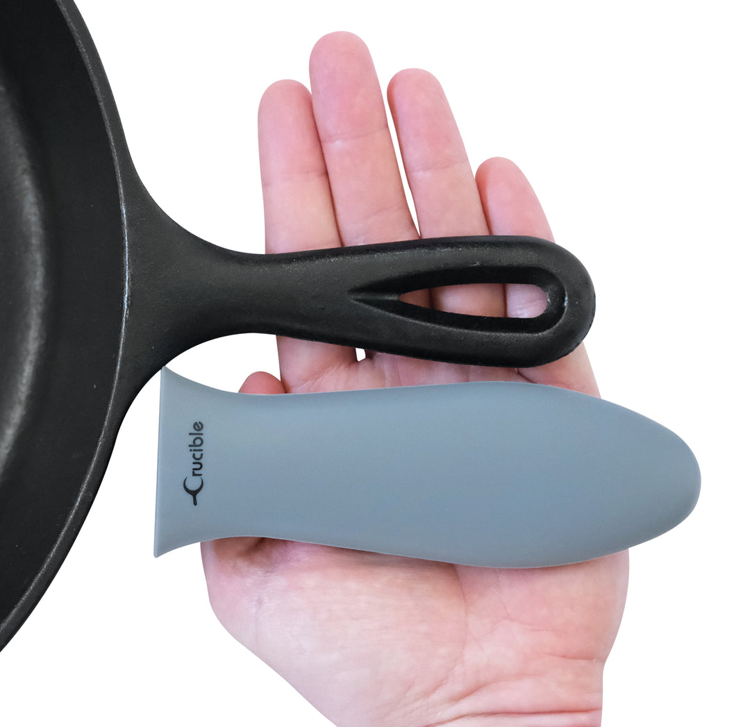 Presine in silicone (confezione da 3, mix grigio) per padelle in ghisa