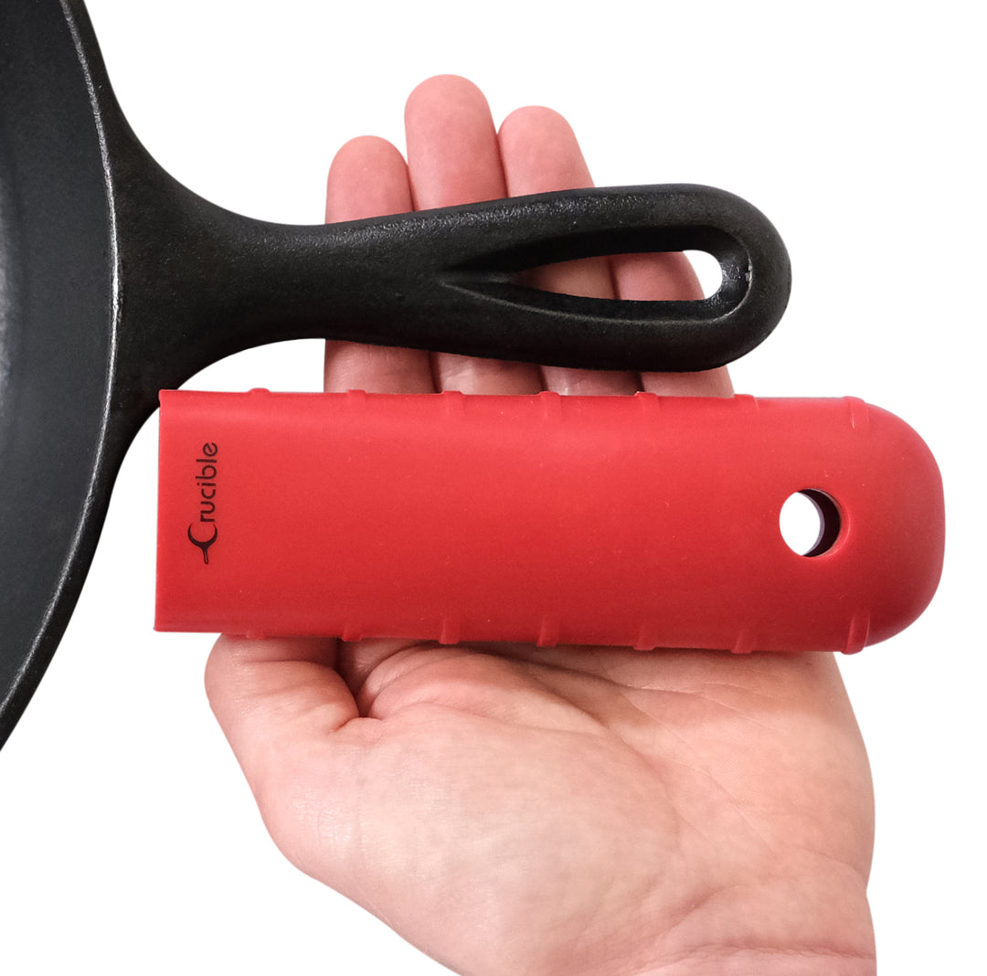 Manique en silicone (extra épaisse rouge) pour poêles en fonte et plus encore