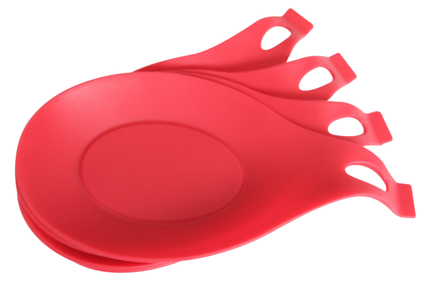 Silicone Spoon Rests (Set of 4) - Red
