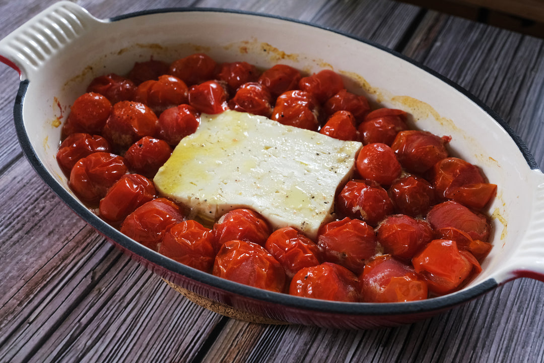 Plat à four ovale en fonte émaillée 1,58 Qt (1,5 L), plat à lasagnes, plat à rôtir - rouge + 2 maniques