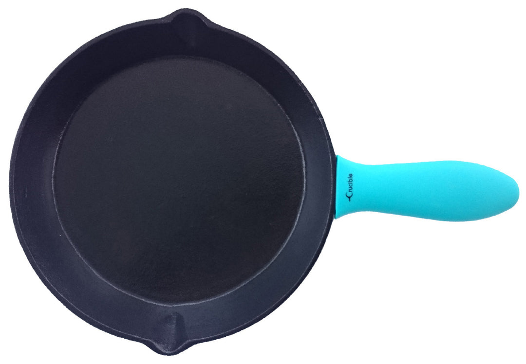Manique en silicone (petit turquoise) pour poêles en fonte
