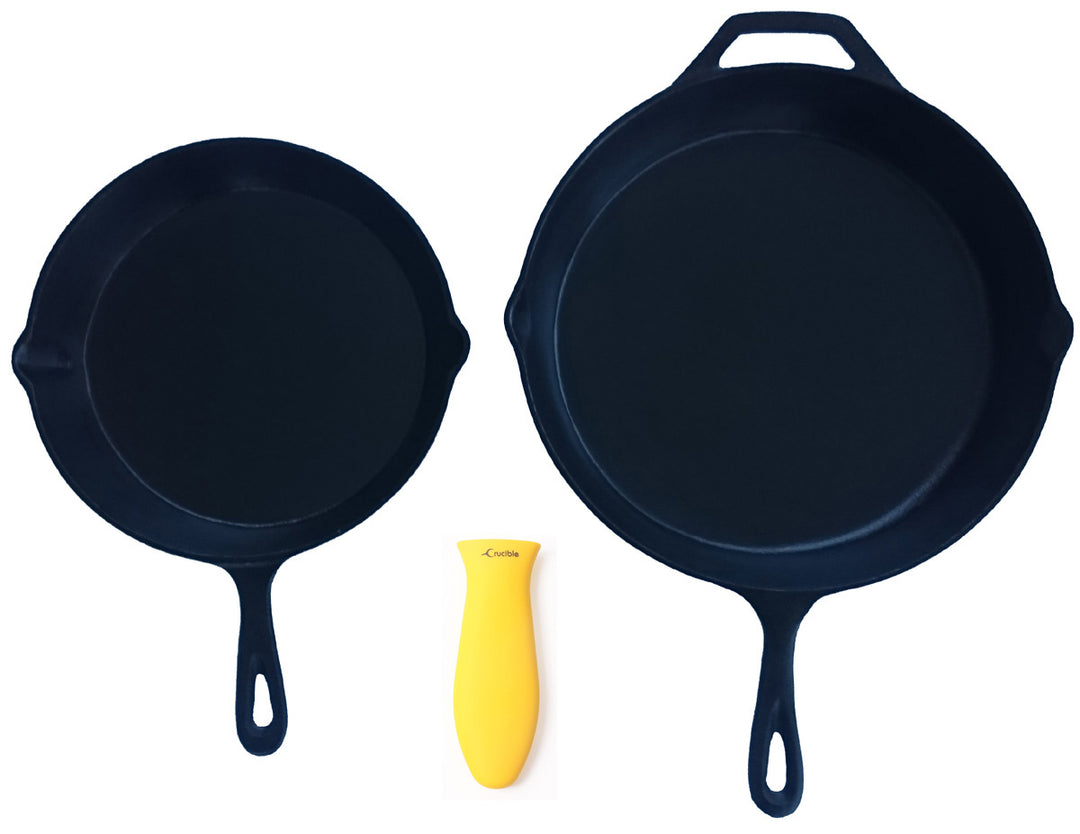 Manique en silicone (jaune grand) pour poêles en fonte