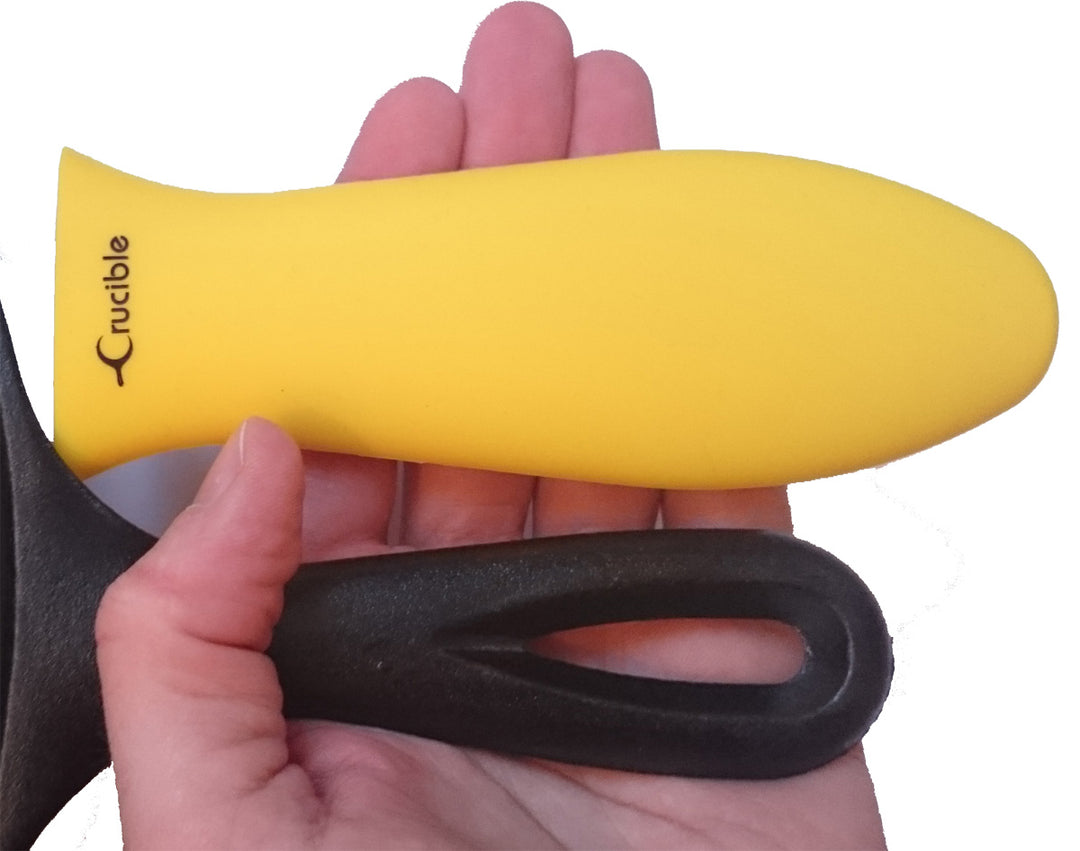 Manique en silicone (jaune grand) pour poêles en fonte