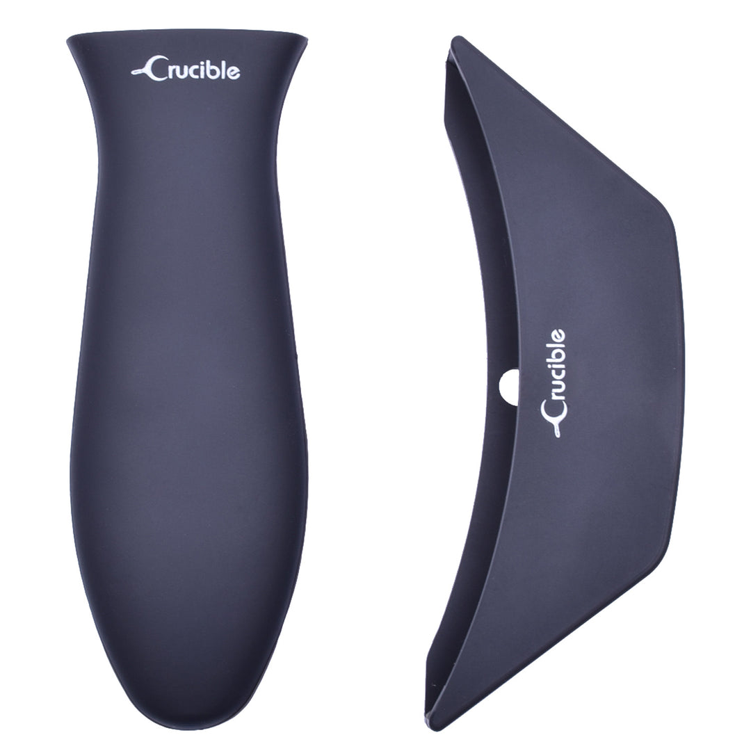 Maniques en silicone (lot de 2, combo noir) pour poêles en fonte