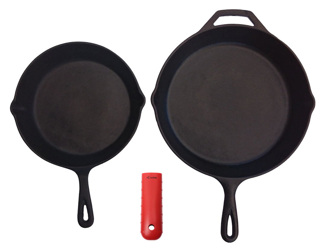 Manique en silicone (extra épaisse rouge) pour poêles en fonte et plus encore