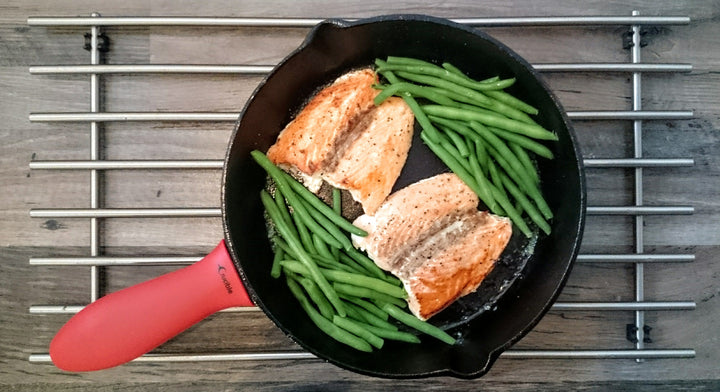 Silicone Potholder (Red Small) for Cast Iron Skillets