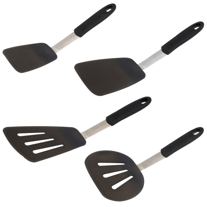 Set di spatole in silicone - Set di utensili da cucina - Girauova, girapancake, spatole da cucina