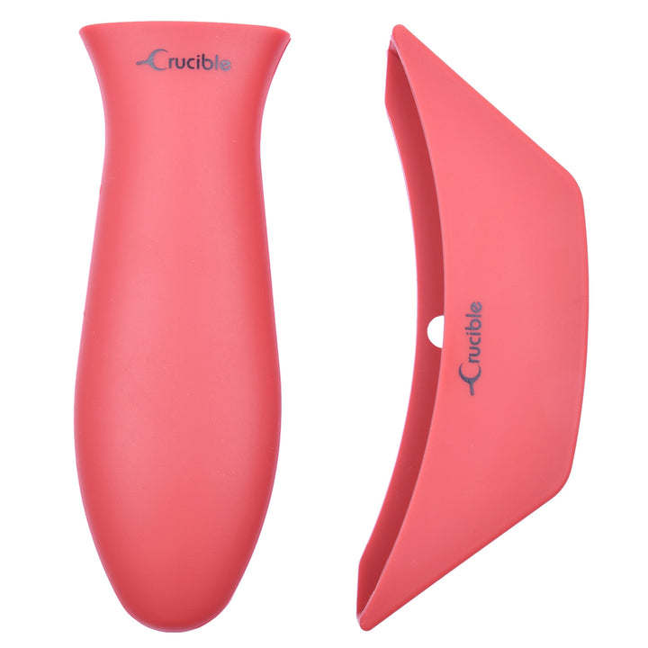 Maniques en silicone (lot de 4 combo rouge) - Couvre-poignée pour poêles en fonte