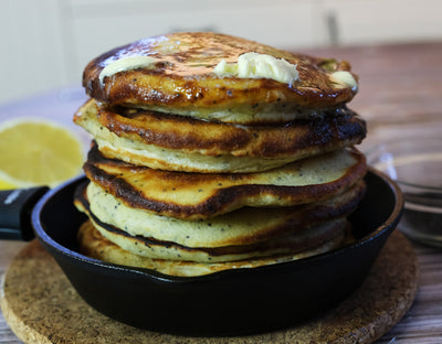 Fluffy Pancakes with Ricotta and Lemon