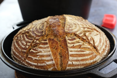Maximize Your Sourdough Rise: Using a Dutch Oven with Skillet Lid for Perfect Boule Bread