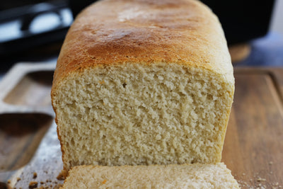 Easy Homemade Bread - Baked in a Cast Iron Bread Pan with Lid