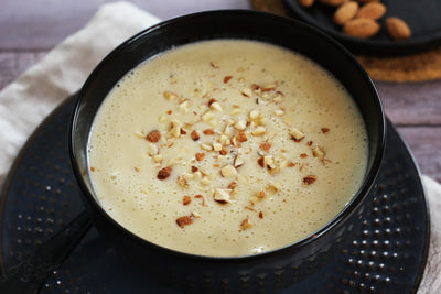 Kavrulmuş Bademli Patates ve Soğan Çorbası