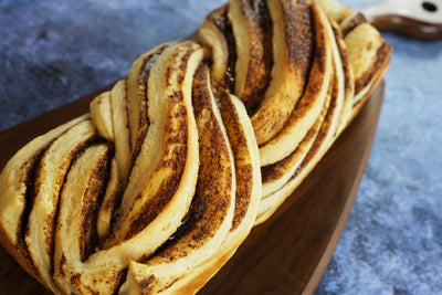 Cinnamon Roll Bread with a Cast Iron Bread Pan