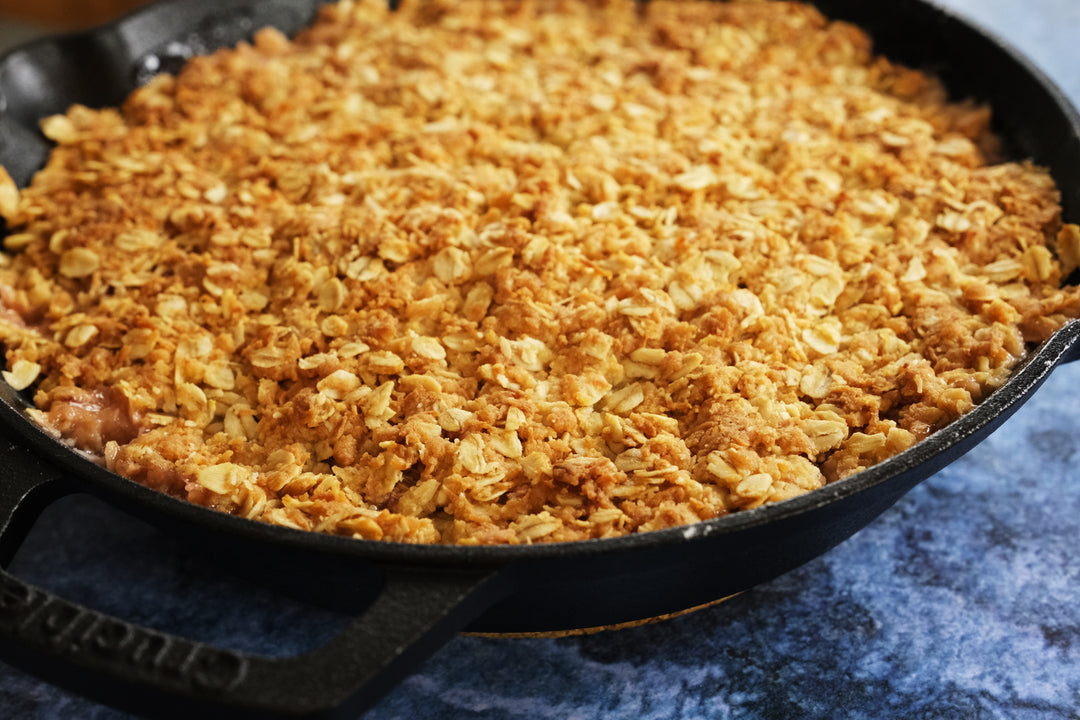 Rhubarb Pie with Oat and Coconut Crust recipe