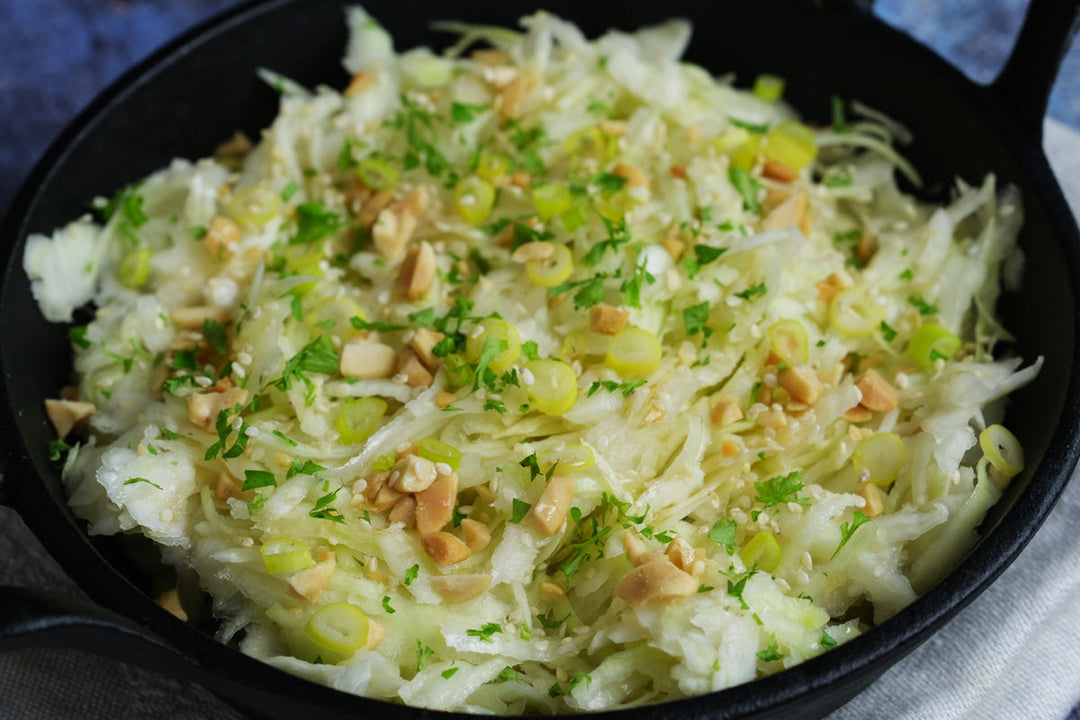 Asian-Inspired Holiday Cabbage Salad Recipe