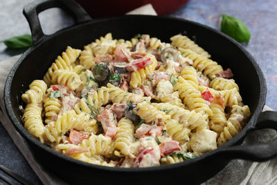 Bright & Herby Mediterranean Salami Pasta Salad