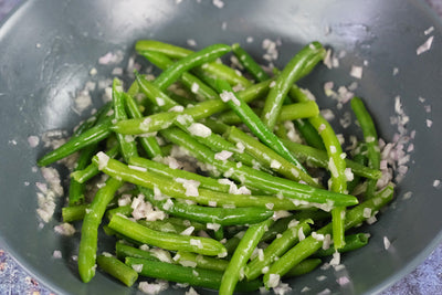 Green Velvet Beans: Buttered Haricots Verts with Shallots