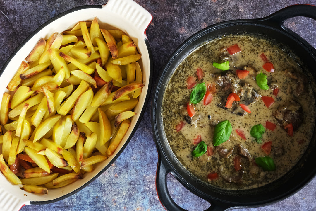 Creamy Lamb and Herb Stew recipe