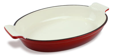 搪瓷铸铁烤盘：厨房经典的优点和缺点