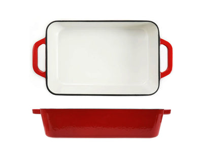 Introducing Our New Enameled Cast Iron Rectangular Roaster — the Perfect Lasagna & Casserole Pan
