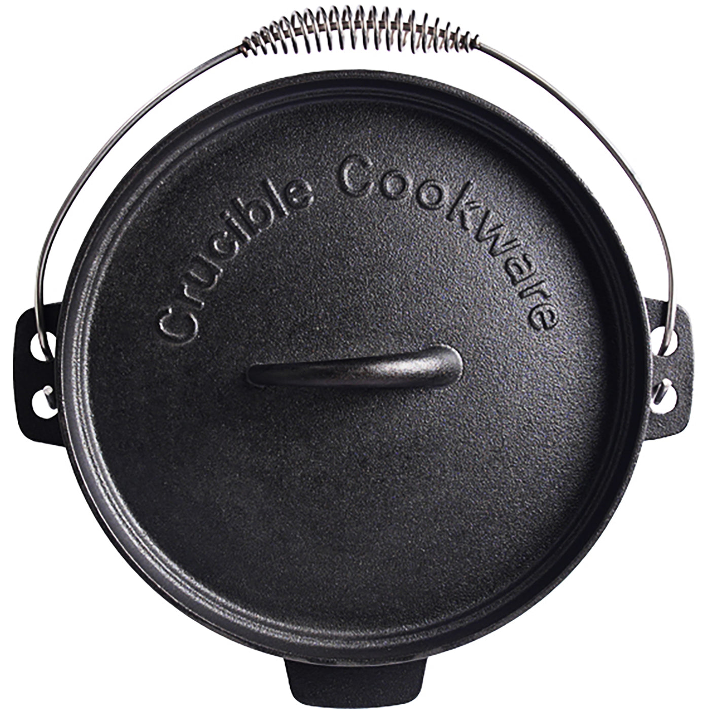 Cast Iron Camp Dutch Oven Pot, 4.1 qt (3,9 L), including Lid Lifter & Lid Stand