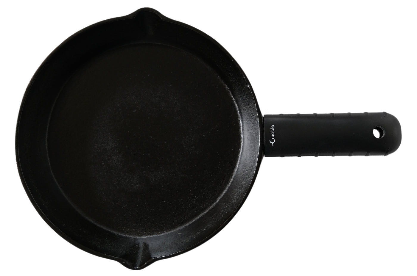 Silicone Potholder (Extra Thick Black) for Cast Iron Skillets and more