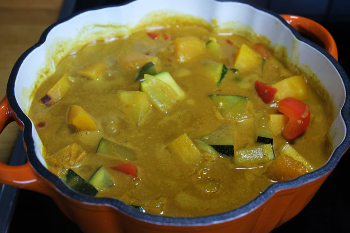Pentola zucca in ghisa smaltata, Dutch Oven, Cocotte, arancione, 2.32 qt (2.2 L)