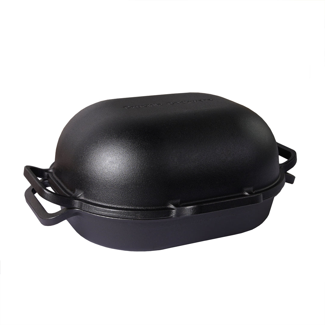 cast iron bread pan with lid