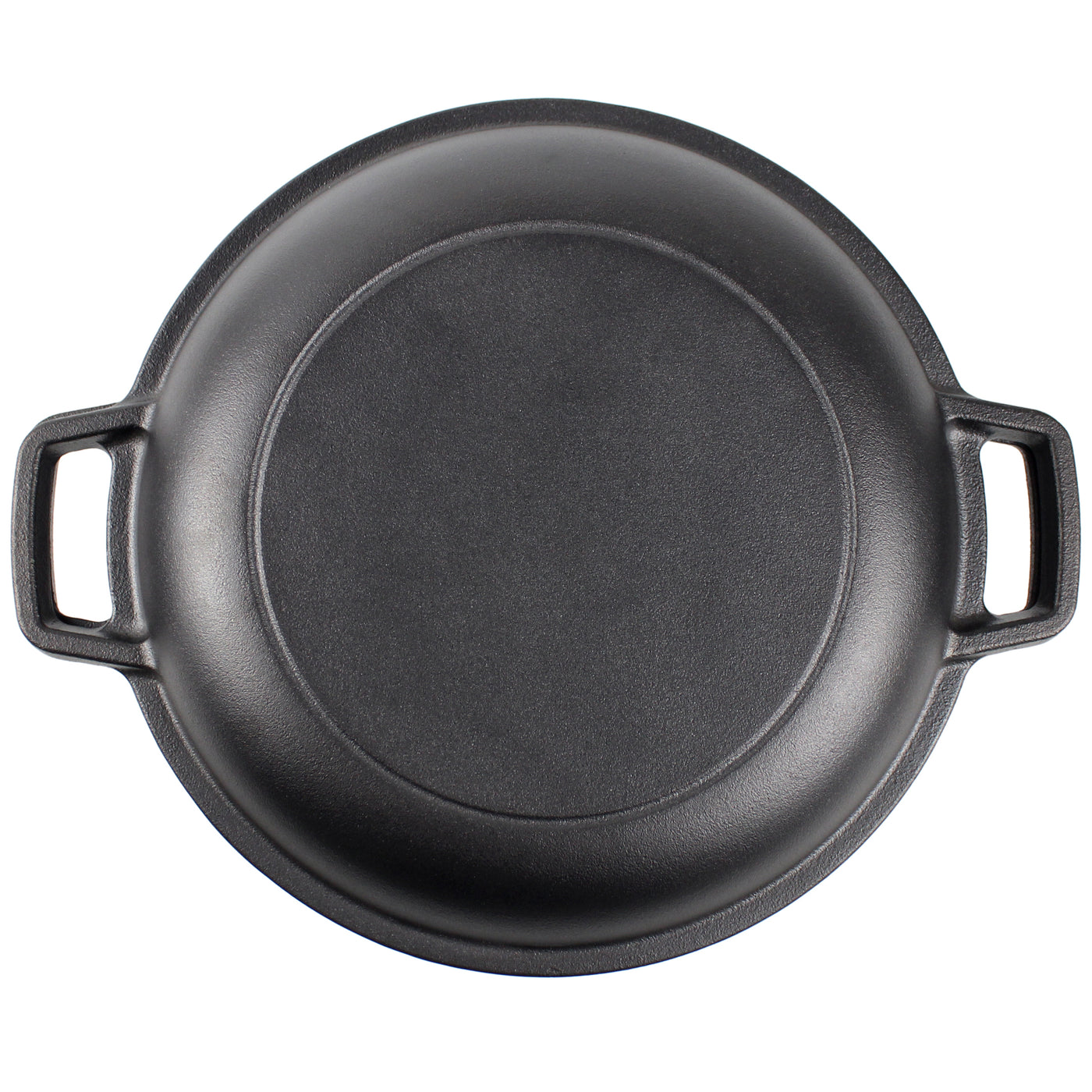 带煎锅盖的铸铁荷兰烤箱 - 直径 10.23 英寸（26 厘米），4.8 升