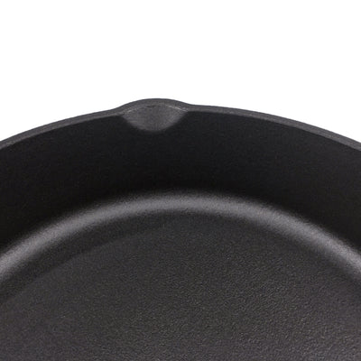 Эмалированная чугунная сковорода диаметром 10,25 дюйма + 2 силиконовые крышки для ручек