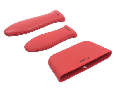 Силиконовый держатель для горячей ручки, прихватки (7 шт., красный), ручка, чехол на ручку