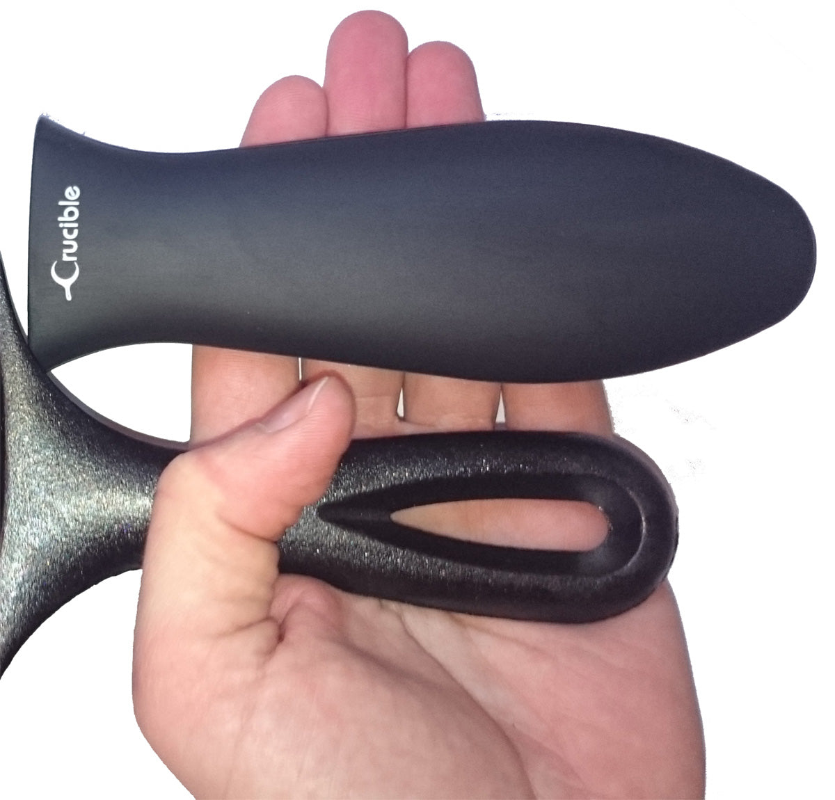 Силиконовый держатель для горячей ручки, прихватки (3 шт., черный цвет), ручка-рукав, крышка ручки