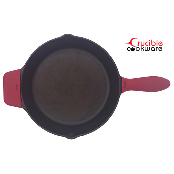 Silicone Potholders (7-Pack Mix Red) for Cast Iron Skillets and more