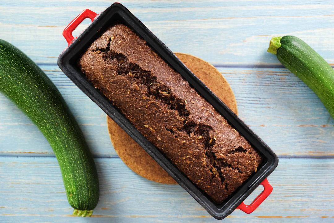 Emaljert støpejernsbrødform med lokk – ovnssikker form for baking og matlaging - brødform
