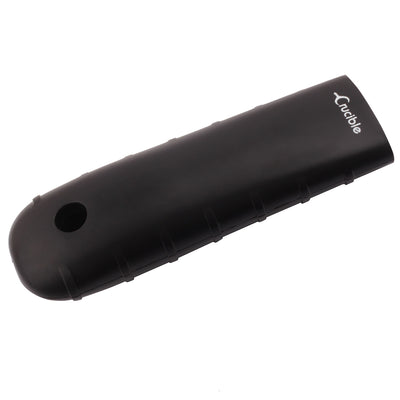 Силиконовый держатель для горячей ручки, прихватка (очень толстая черная), рукоятка, крышка ручки